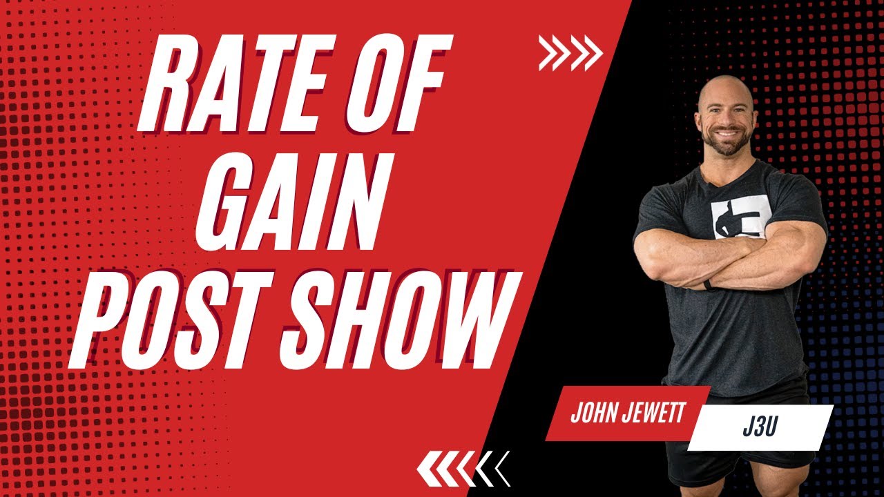 How Fast Should You Gain Weight Post-Show?