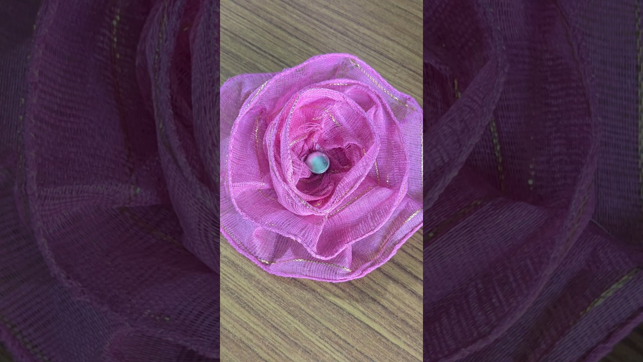 febric rose flower, trending rose flower, रोज फ्लावर कैसेबनाएं,