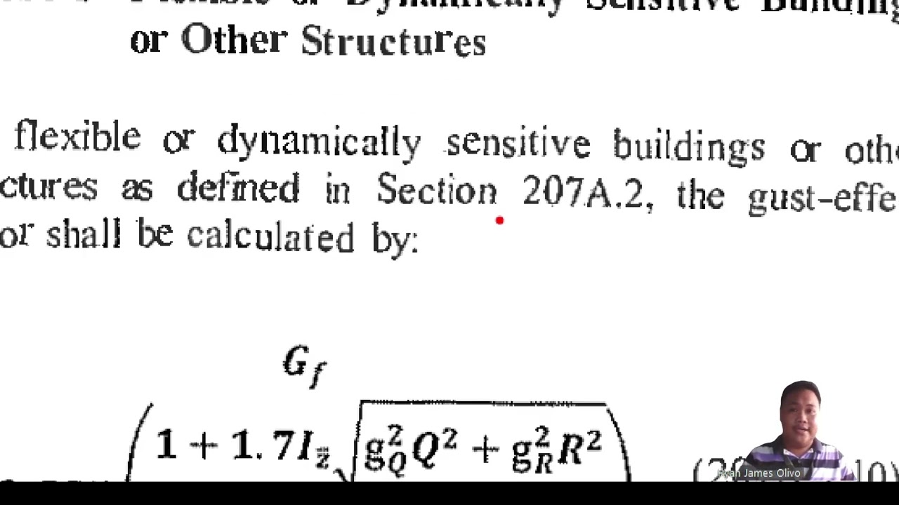 Wind Load (NSCP 2015): Gust Effect Factor with Examples on Flexible Structure