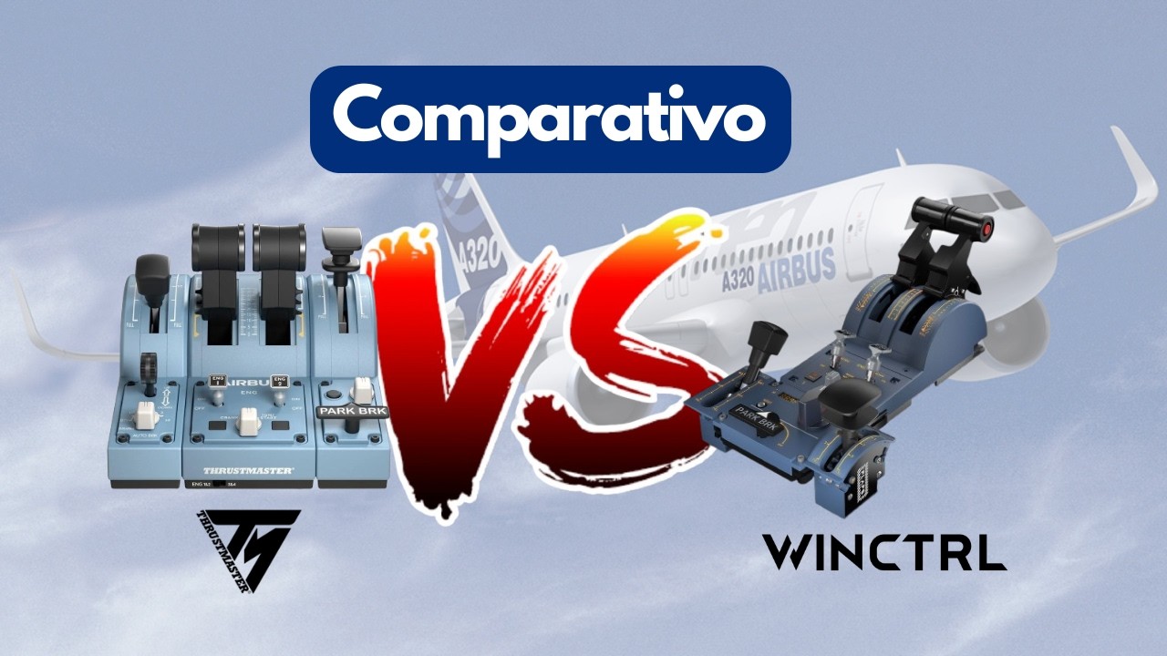 Comparativo Definitivo: Thrustmaster TCA Airbus Throttle vs WinControl Throttle com PAC32