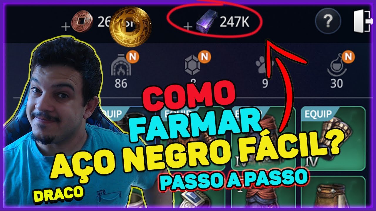 MIR4 - COMO FARMAR DARKSTEEL(AÇO NEGRO) RÁPIDO E FÁCIL!