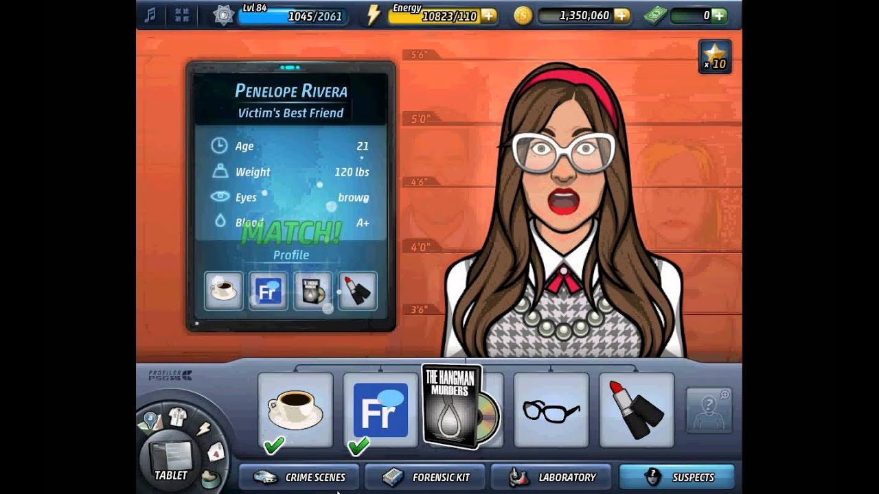Criminal Case - Arrest Killer Case #35 (At the End of the Rope )