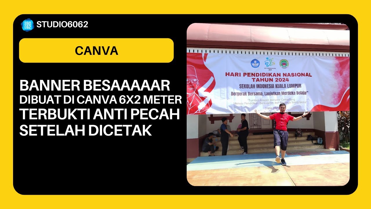 Banner Berukuran Besar di Canva Anti Pecah #canva #banner