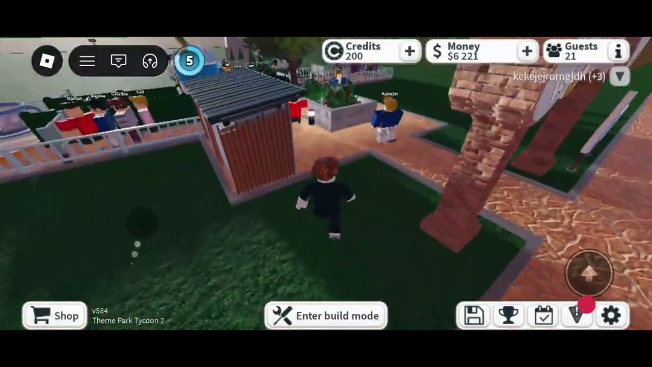 I played theme park tycoon 2 on roblox 