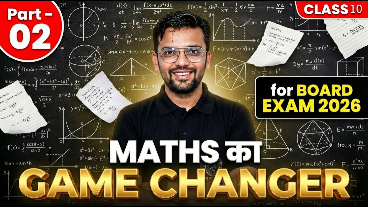 Class 10th Complete MATHS 🔥 | Game Changer series | Part 02 Most Imp Qns and Concepts| Kailash Sir