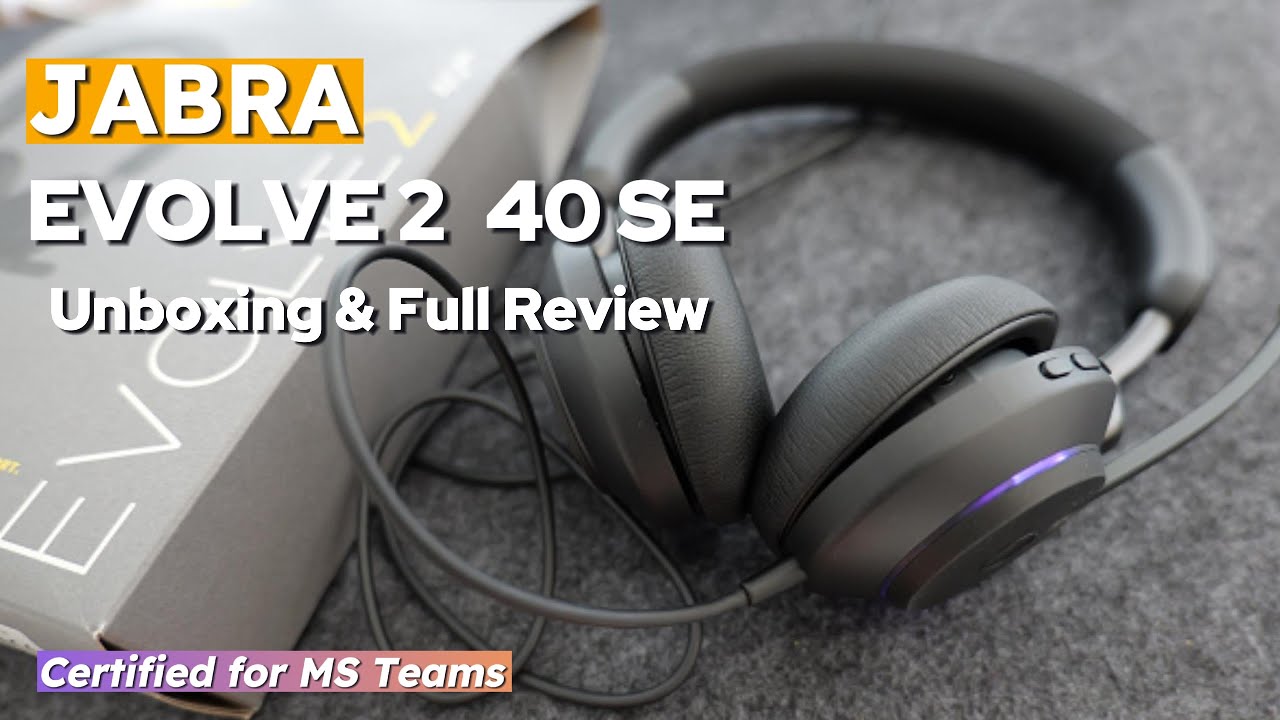 🎧 Jabra Evolve2 40 SE | Unboxing and Full Review | Audio Samples #jabra #headphones #audiophiles 🔥
