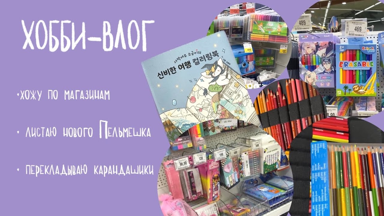 Хобби-влог: переорганизация пенала, новая Согыми и шоп-влог