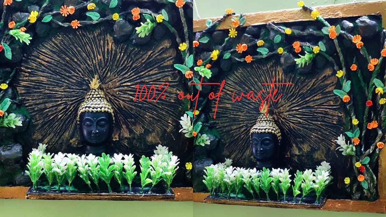 creative crafts with waste material|waste material craft ideas with cardboard