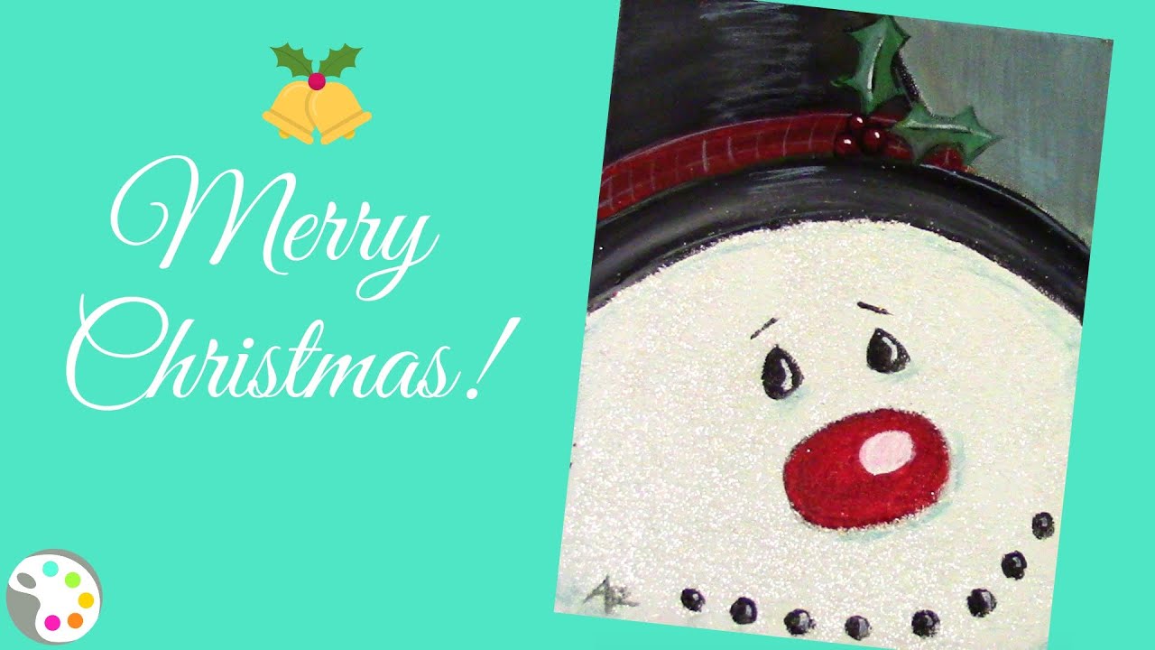 How To Paint a Snowman with Acrylics | Join Us!