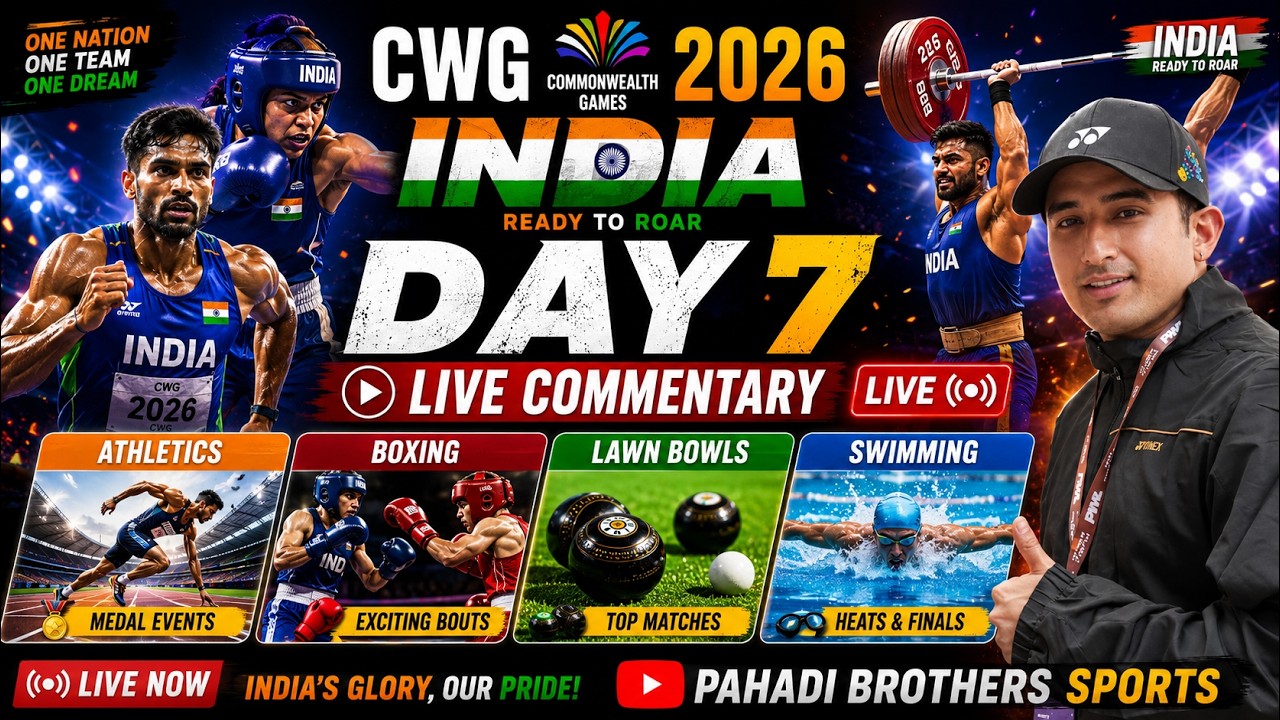 🔴Live : Commonwealth Games 2026 | Ankush & Narender Boxing Medal Match | Athletics Medal Matches