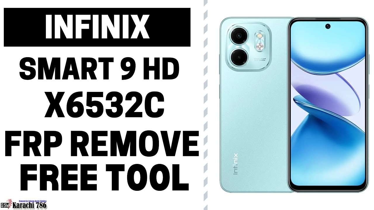 Infinix Smart 9 HD X6532C Android 14 FRP Bypass With Free Tool