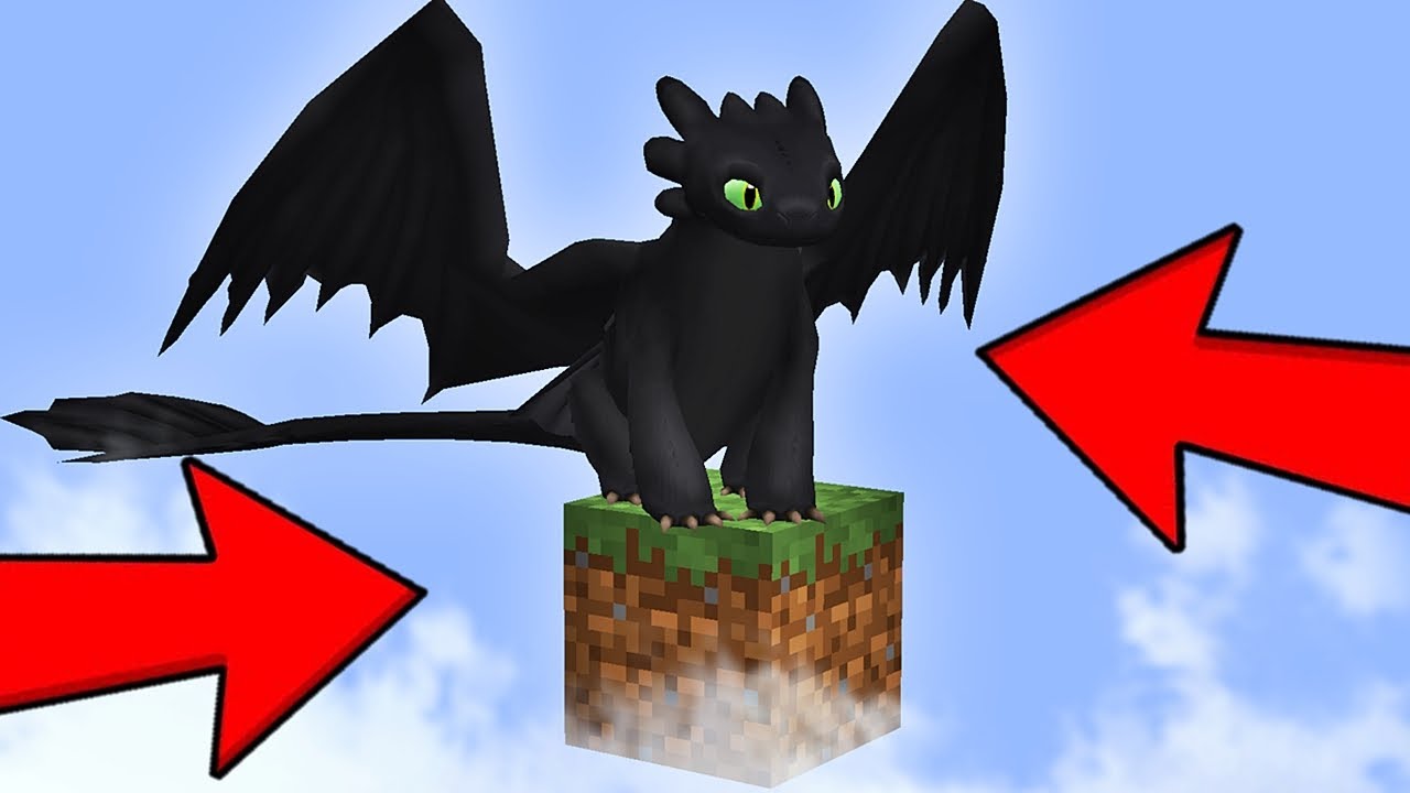 ENSINANDO MEU AMIGO JOGAR MINECRAFT EM APENAS UM BLOCO COM DRAGÕES