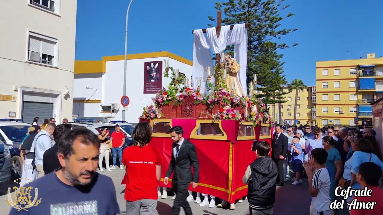Salida Procesional Santa Cruz de Mayo | 4K | Hdad. de la Borriquita 2024, El Puerto de Santa María