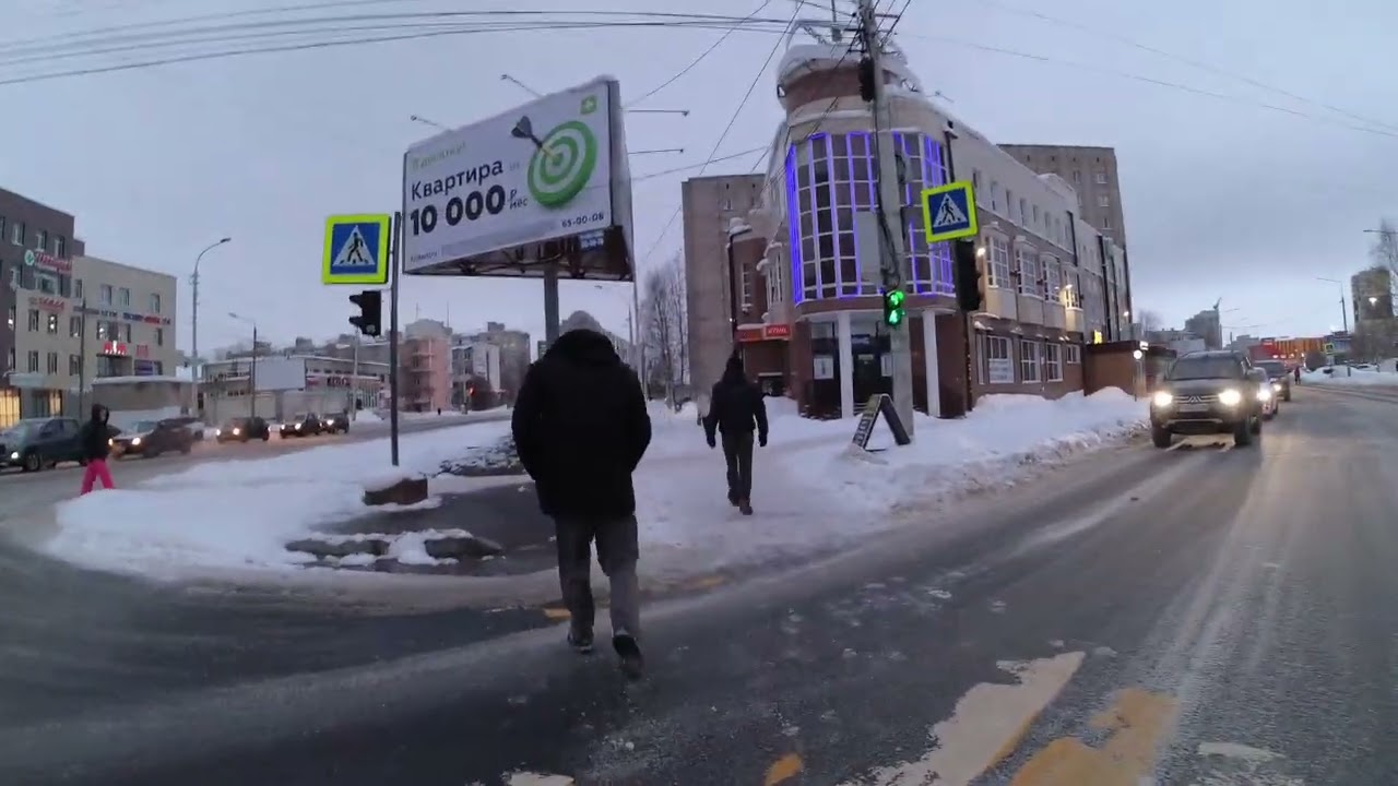 Прогулка по Архангельску. Гагарина. Тимме. 02.03.2026