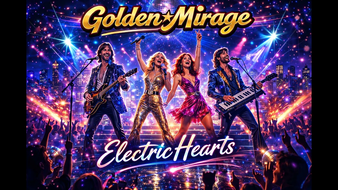 Golden Mirage – Electric Hearts | 70s Disco Pop Anthem