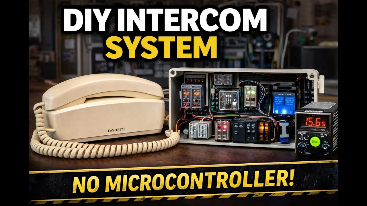 DIY Intercom System Using Vintage Phones (No Microcontroller!)