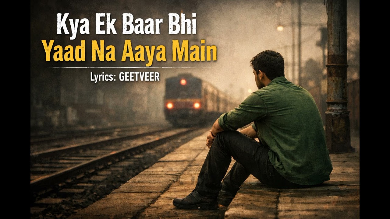 Kya Ek Baar Bhi Yaad Na Aaya Main | A Heartfelt Sad Song | Lyrics: Geetveer