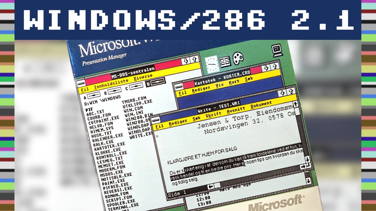 Boxed Microsoft Windows/286 2.1
