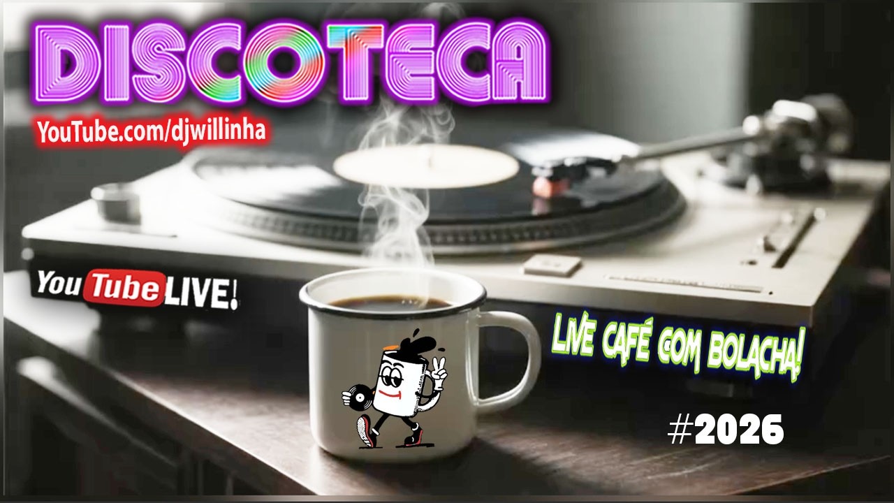 #01032026 #música na live #cafecombolacha  nas Aventuras Musicais da Discoteca no YouTube