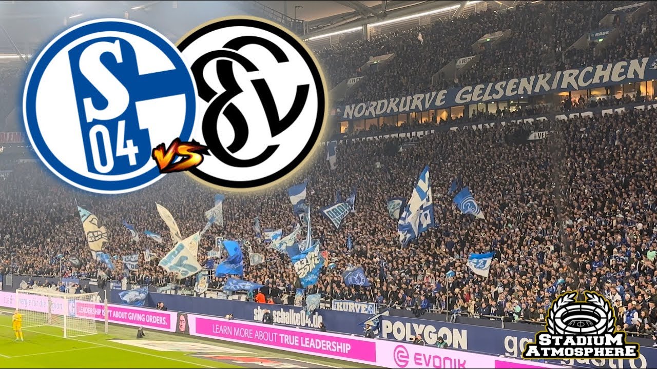 Atmosphere Schalke 04 - Elversberg (10.11.2023).