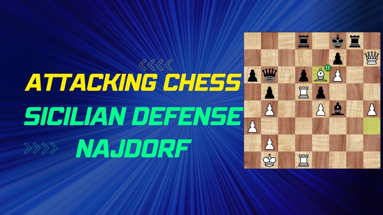Attacking chess | Sicilian Najdorf | How to beat a chess expert