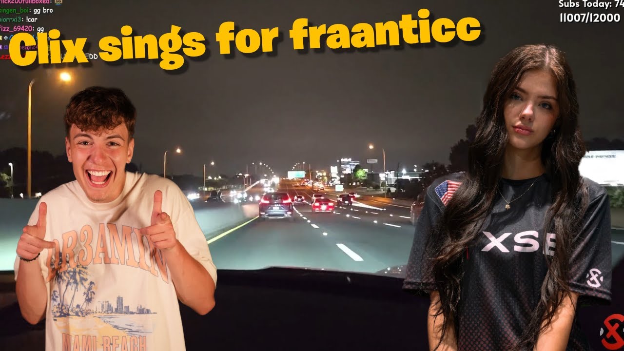 CLIX WENT TO FRAANTICC'S HOUSE TO PICK HER UP