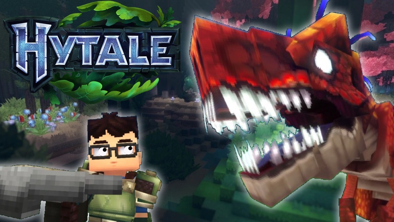 FUI DEVORADO POR UM T-REX! - Hytale #12