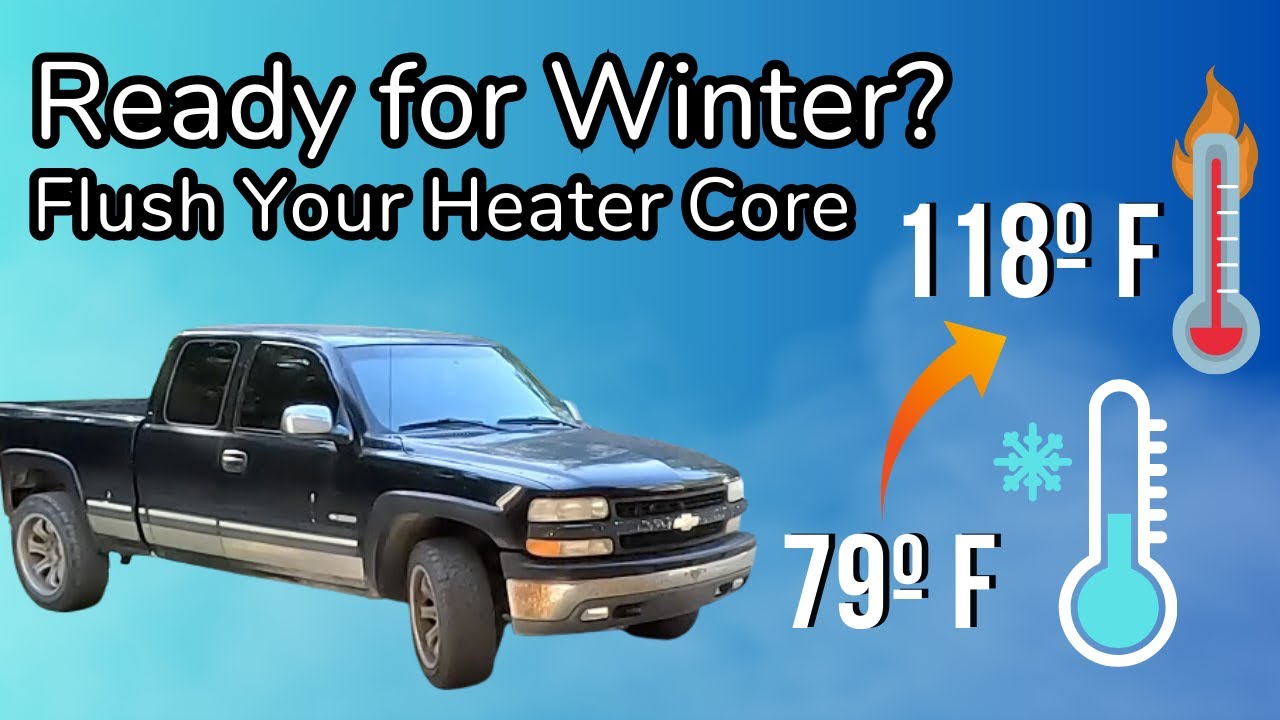 No Heat / Weak Heat In Your Vehicle? Try This! Heater Core Flush