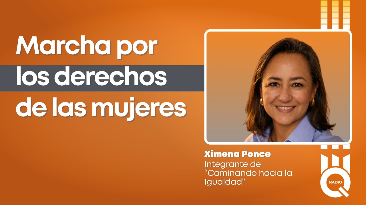 🔴 #Entrevista | Ximena Ponce, miembro de la plataforma de mujeres “Caminando hacia la Igualdad”.
