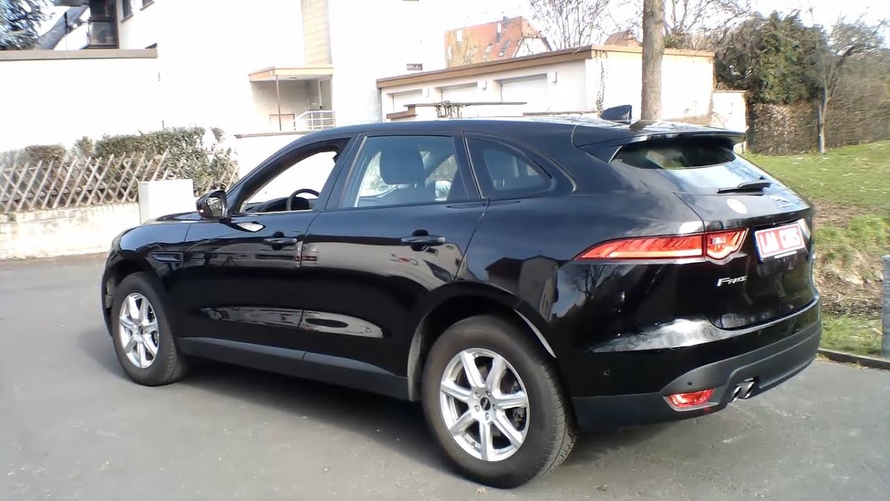 2020 Jaguar F-Pace 20d startup, engine and in-depth tour