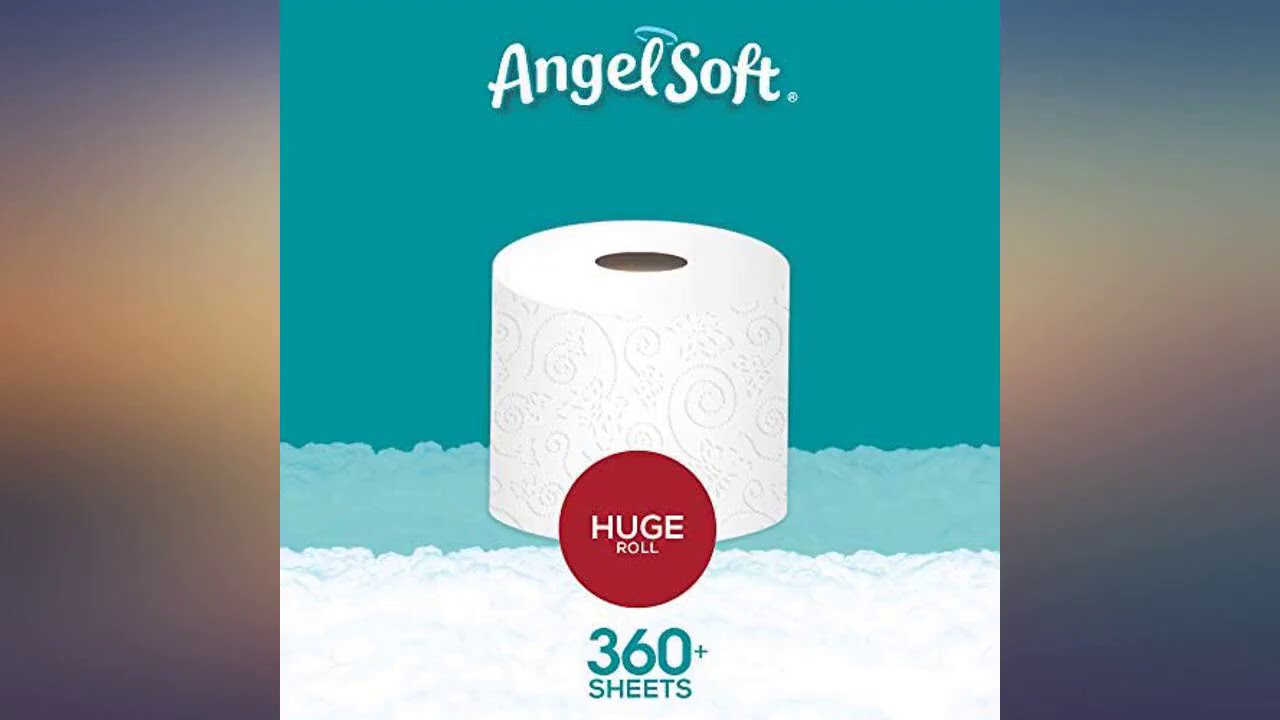 ANGEL SOFT Toilet Paper Bath Tissue, 36 Huge Rolls, 360+ 2-Ply Sheets Per Roll review