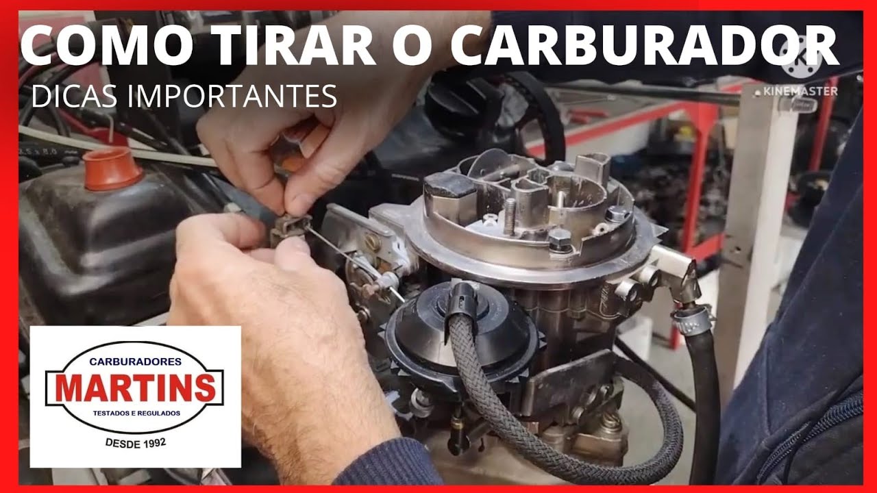 Como tirar o carburador/ Mangueiras/ cabo de acelerador/ cabo de afogador/ Dicas/ Martins Carburador