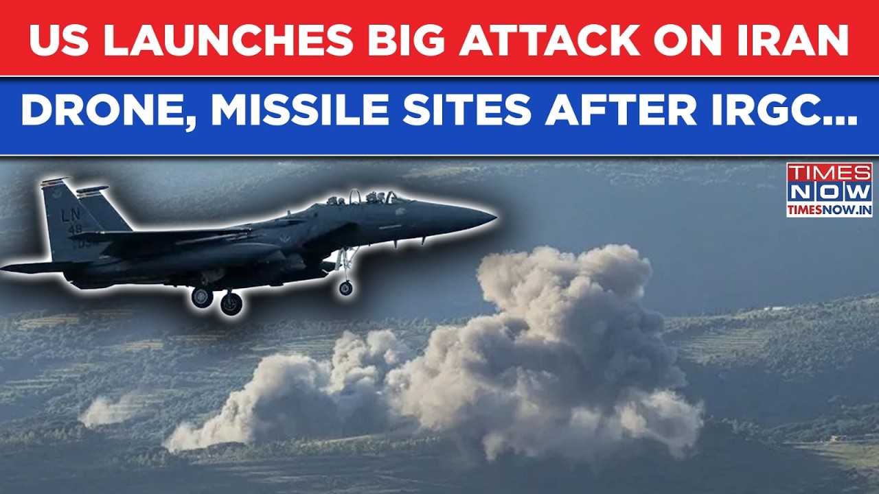 Watch: US Launches BIG ATTACK On Iran Drone, Missile Site In Response To IRGC Strike On Hormuz Ship