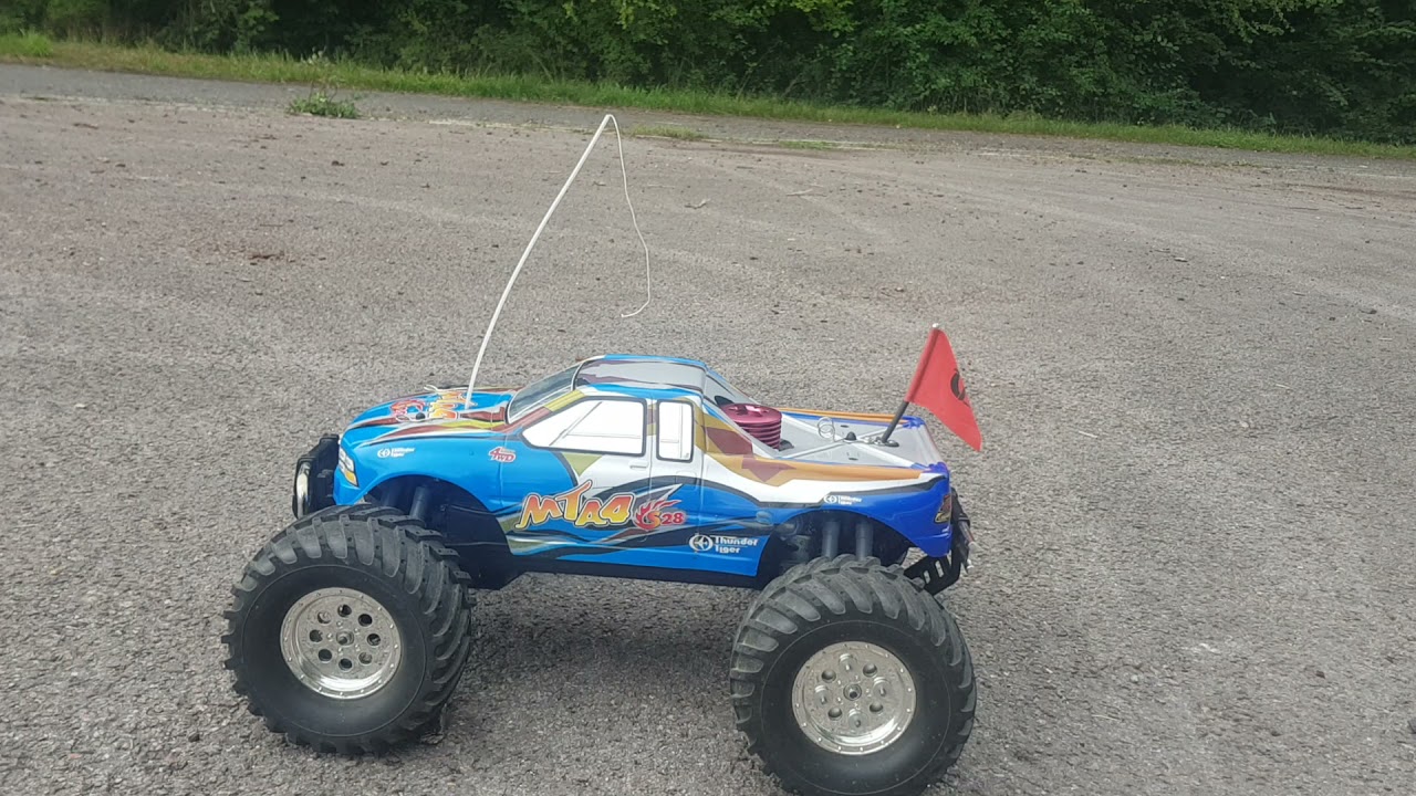 thunder tiger MTA4 s28 nitro monster truck