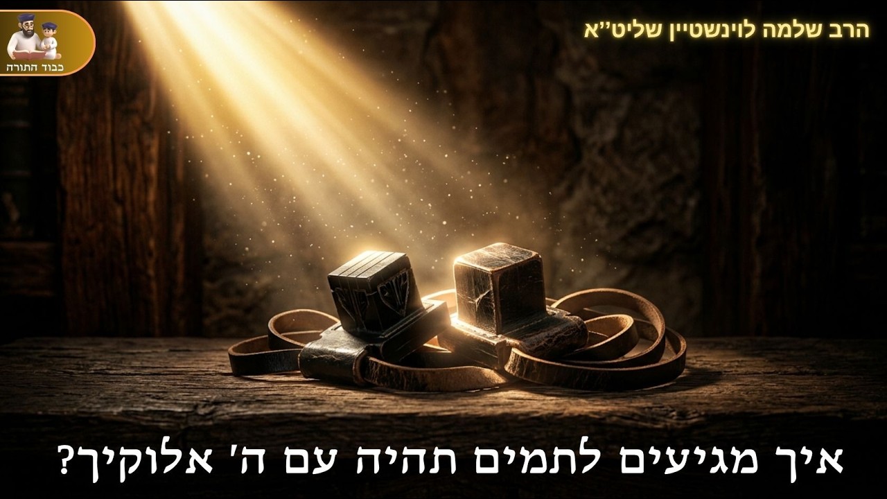 ''אוב וידעוני'' - איך מגיעים לתמים תהיה עם ה' אלוקיך👶🏻 הרב שלמה לוינשטיין שליט''א 👈🏻אלול (פ' שופטים)