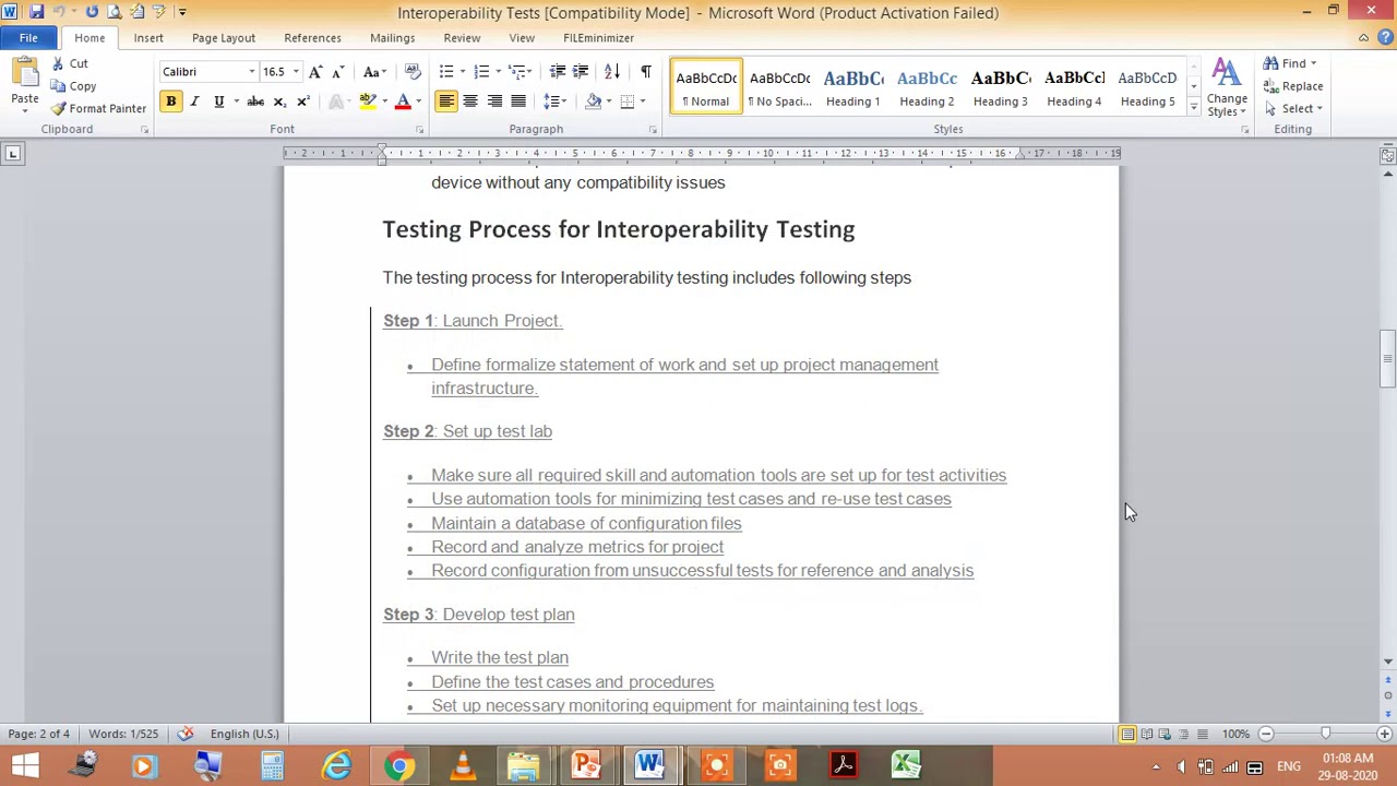 Jayoti Vidyapeeth - Interoperability tests