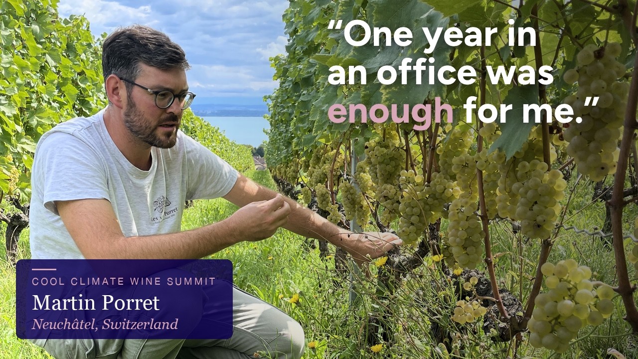 Les Vins Porret (Switzerland, Three Lakes) - Cool Climate Wine Summit Exhibitors