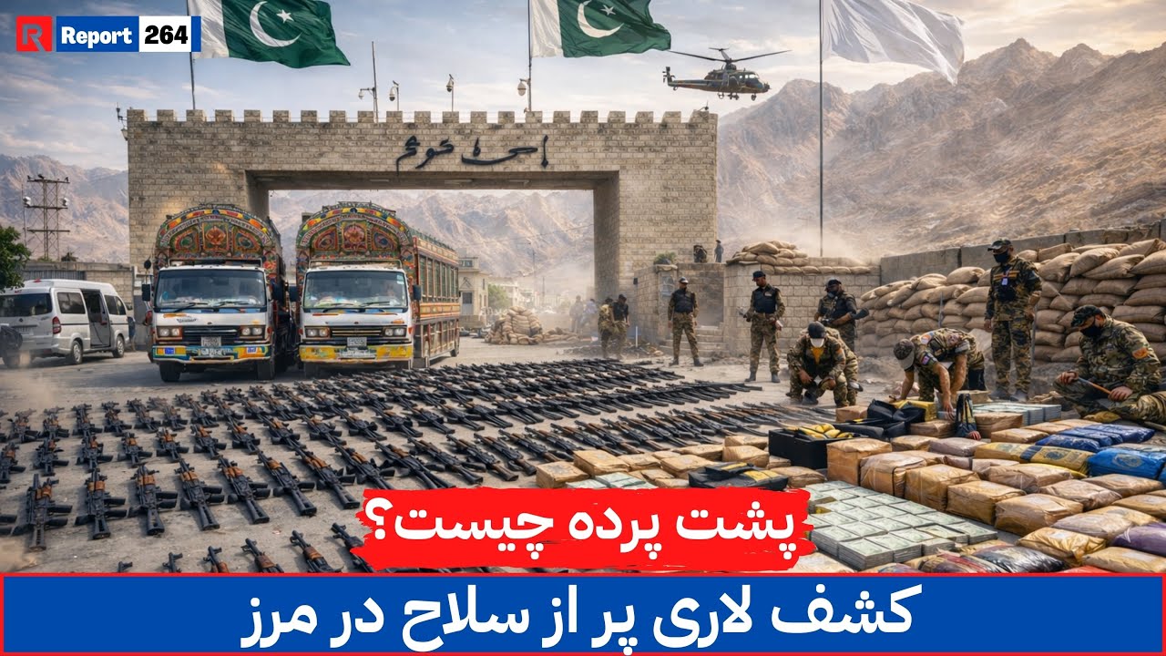 راز لاری مملو از مهمات در مرز تورخم فاش شد | #afghanistan #pakistan #border #foryou 