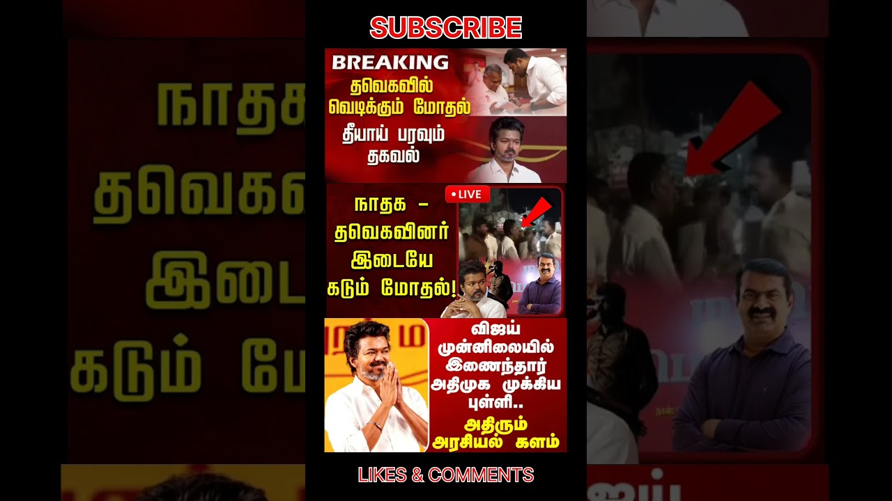 TVK Thalapathy VijayAnna | #tvk #tvkvijay #bjp #congress #dmk #breakingnews #news #jananayagan #admk