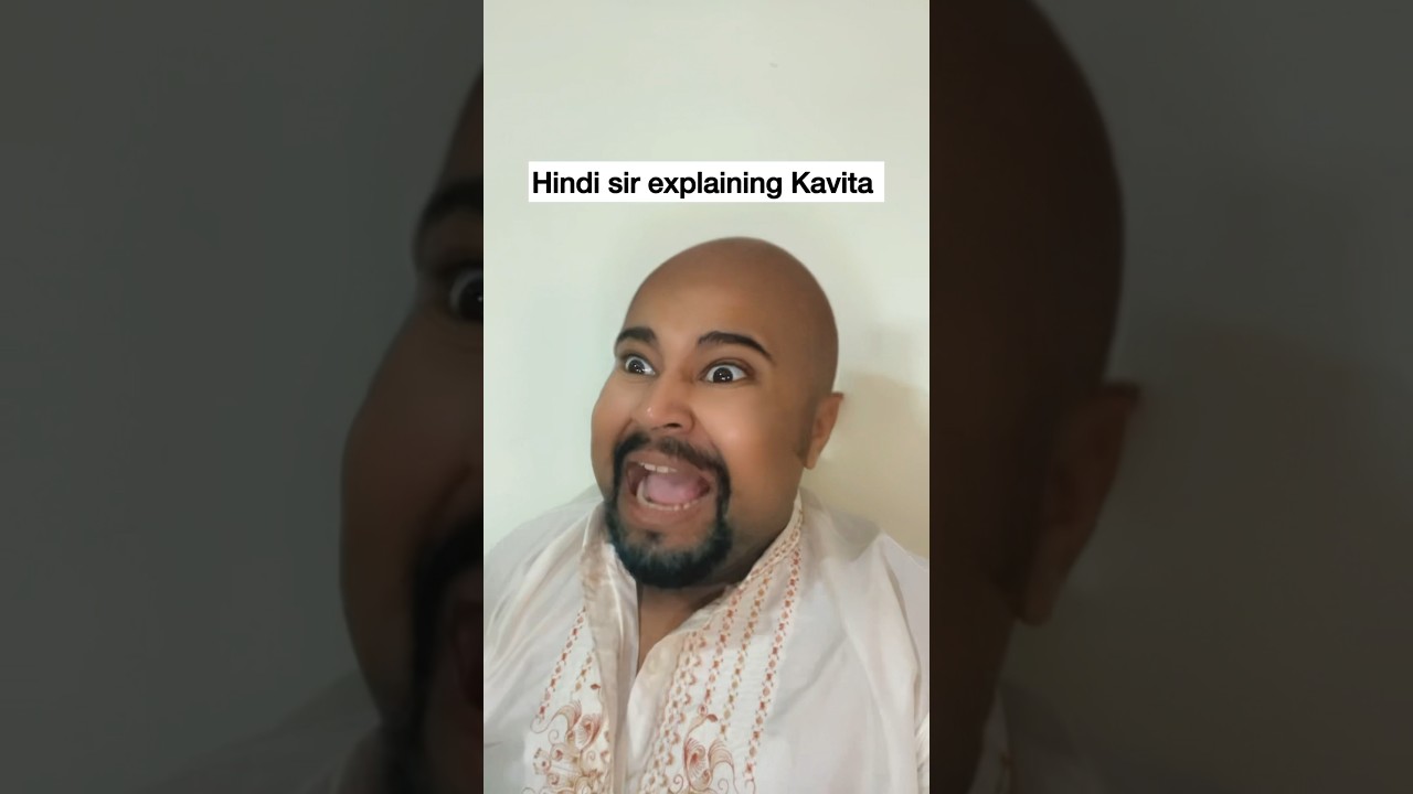 Hindi Kavita In Class 🤣🔥 #hindiclass #hinditeacher #hindikavita #shorts #ytshorts