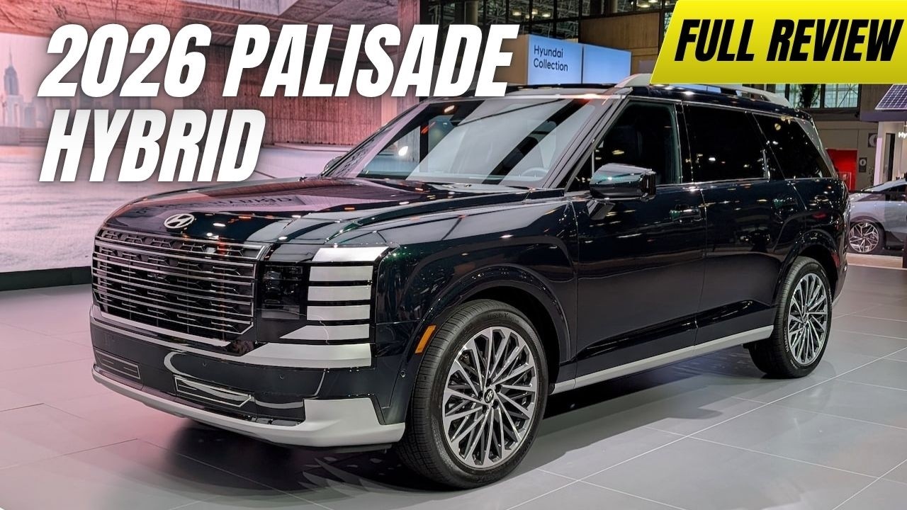 Hyundai Palisade Hybrid 2026 | Обзор экстерьера и интерьера от первого лица