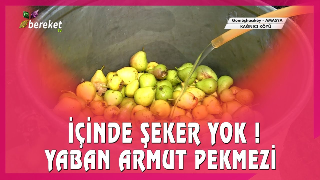 Yaban Armut Pekmezi (İÇİNDE ŞEKER OLMAYAN PEKMEZ)