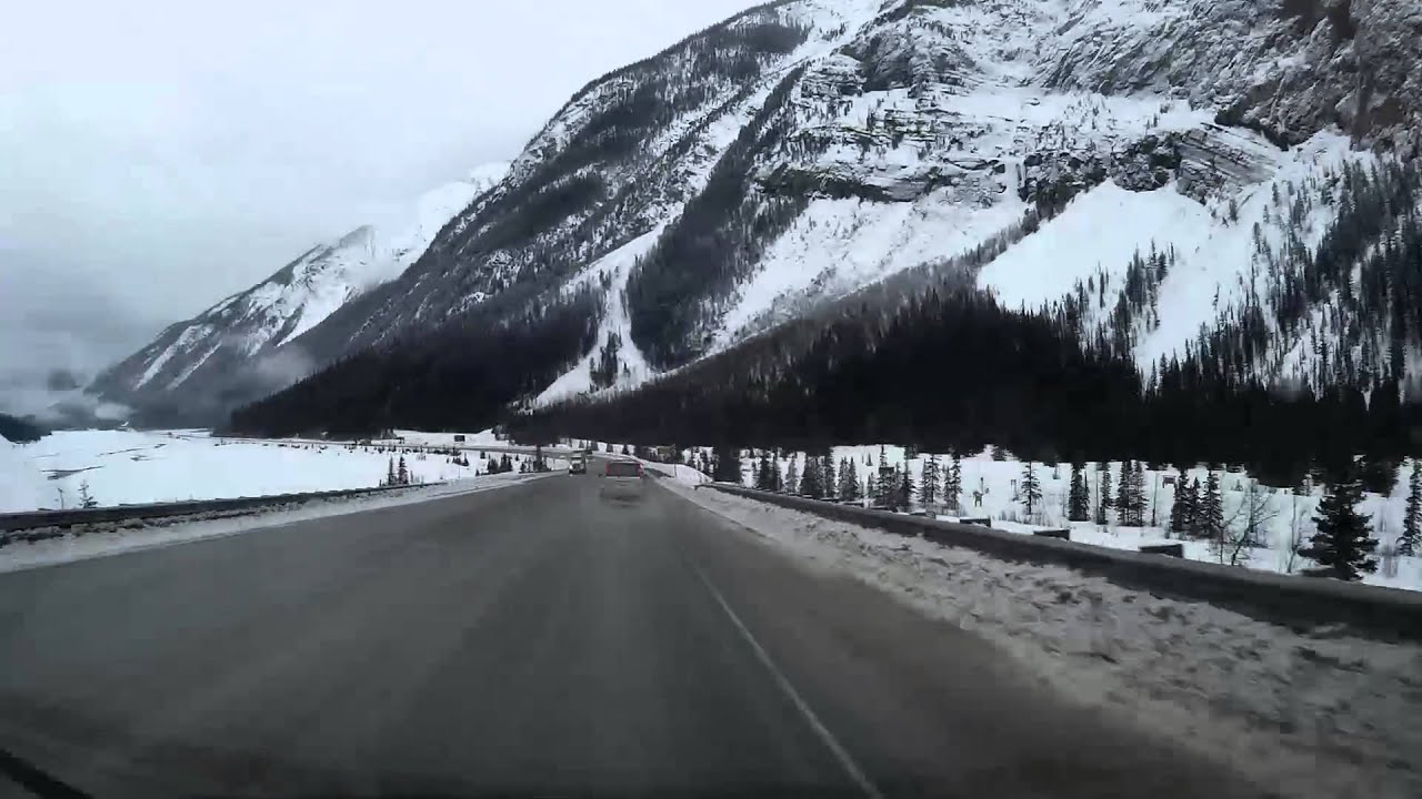 Drive From Calgary To Revelstoke Timelapse