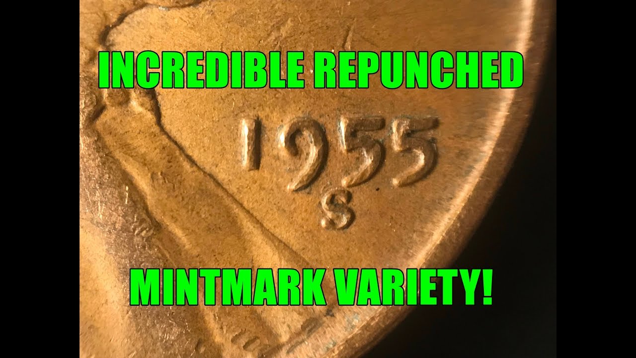 INCREDIBLE 1955 Lincoln Cent Discovered With Dramatic Repunched Mintmark!