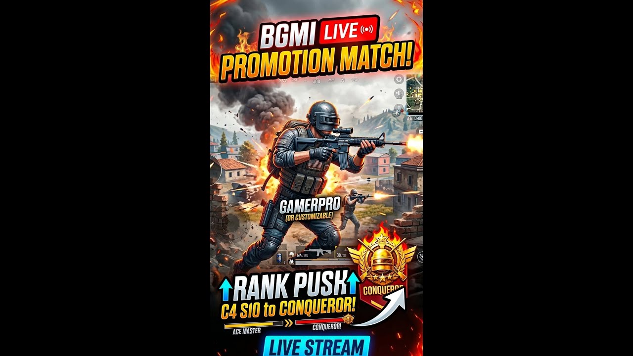 BGMI PROMOTION MATCH RANK PUSH