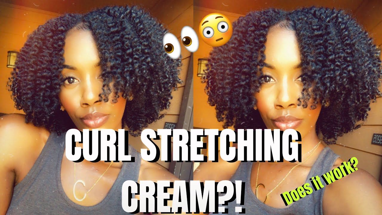 Twistout using CURL STRETCHING CREAM - does it work?! Hmmmm...