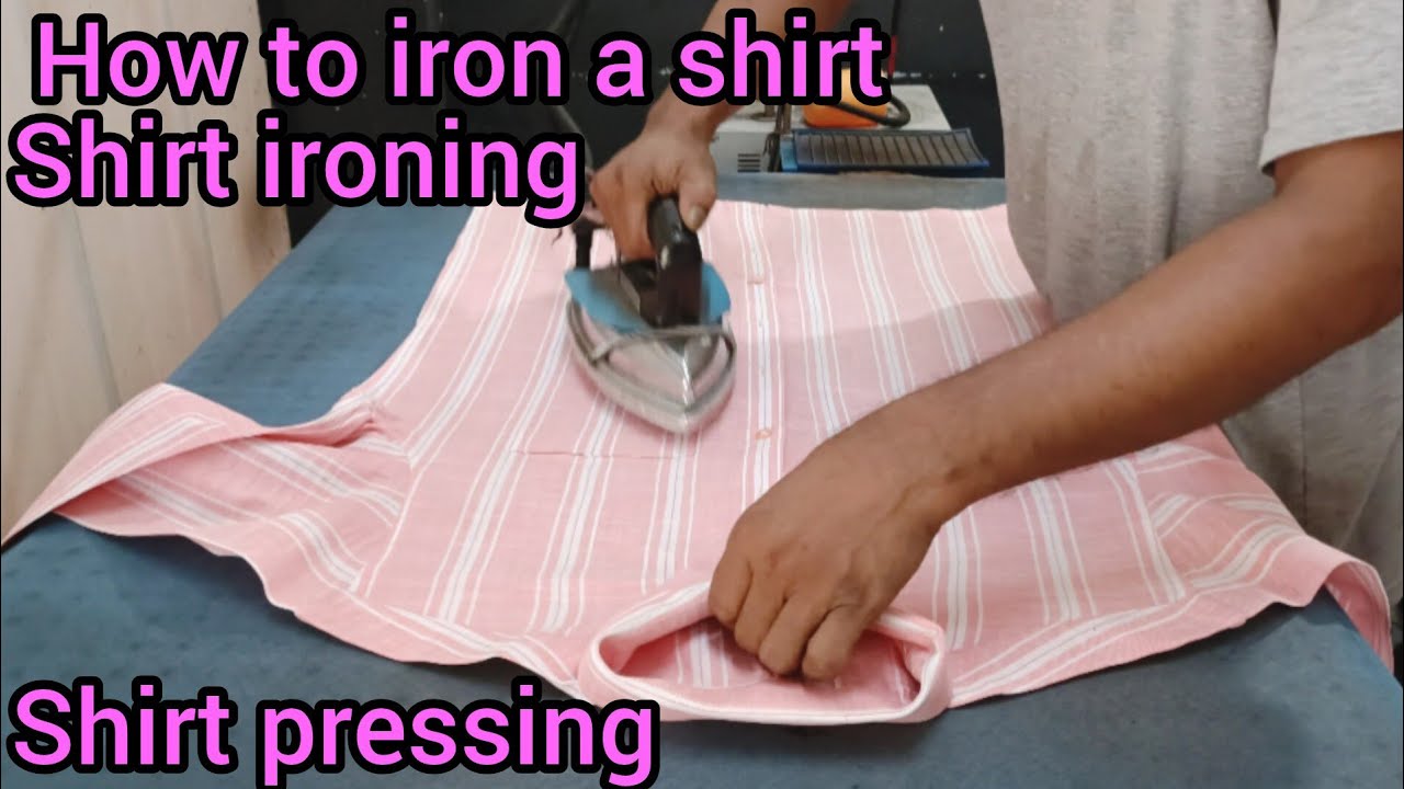 How to iron a shirt|shirt ironing|shirt press kaise kare 