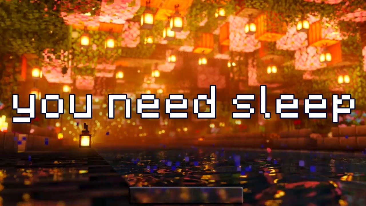 no more over thinking tonight.....(minecraft music w/soft rain)