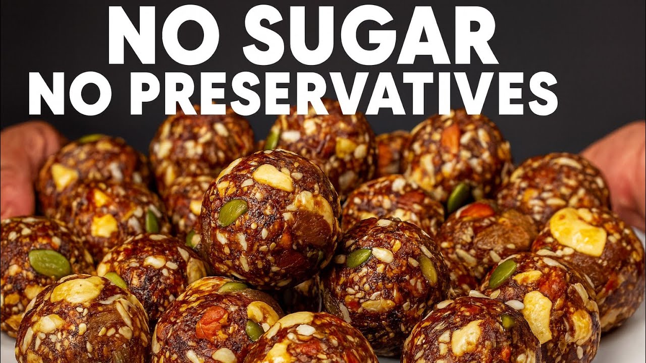 Khajoor Dry Fruit Laddoo Recipe | No Sugar Healthy Laddu|10 Minute Winter Special Sweet |