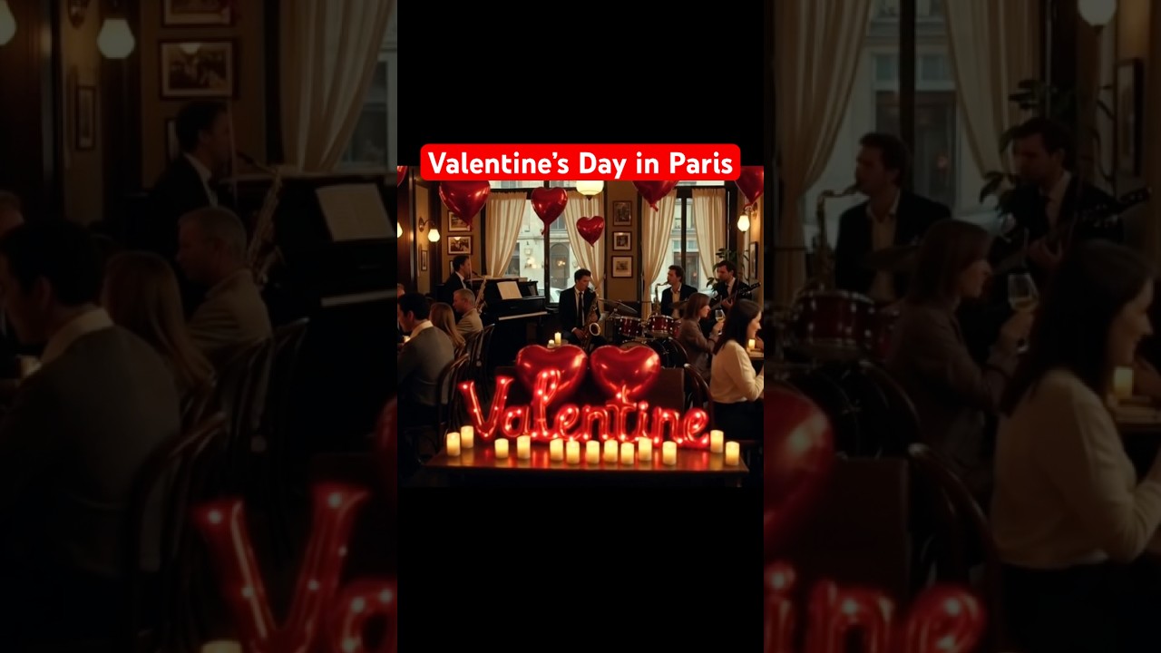 Valentine’s Day in Paris. 